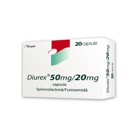 cumpără Diurex 50mg+20mg caps. N20 în Chișinău