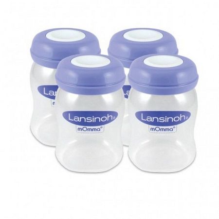 cumpără Lansinoh Container p/u colectarea laptelui matern,160ml,4buc,0+ (20417) în Chișinău
