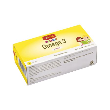 cumpără Bioland Junior Omega 3 caps. moi N30 (p/u copii de la 3ani) în Chișinău