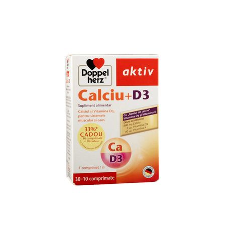 cumpără Doppelherz Aktiv Calciu+D3 comp. N30 în Chișinău