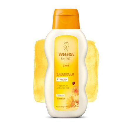 cumpără Weleda Baby Ulei de corp fara parfum cu galbenele 0+, 200ml în Chișinău