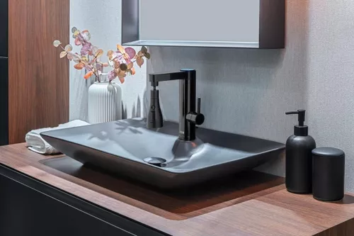 cumpără Baterie lavoar Noveen XL1077 Black în Chișinău 