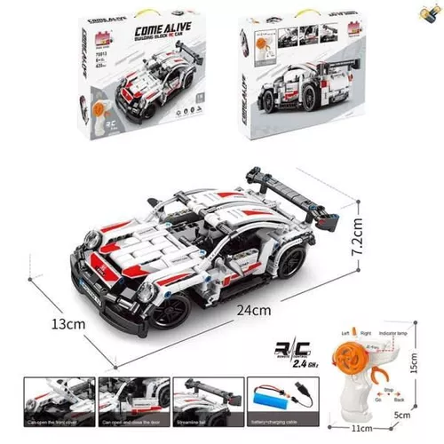 cumpără Set de construcție Pingao Porsche White 420pcs în Chișinău 