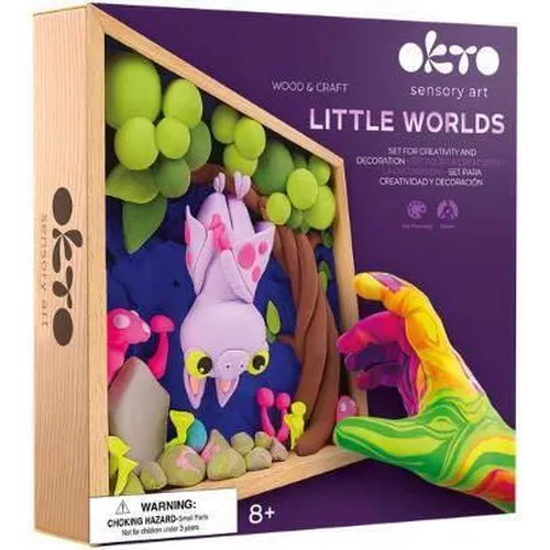 cumpără Set de creație Okto 20033 DIY Set de plastilină ușoară Lumi mici Liliac în Chișinău 