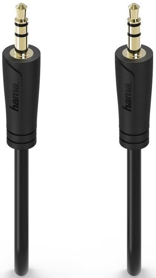 cumpără Cablu pentru AV Hama 127044 Audio Cable, 3.5 mm jack plug/plug, stereo, fabric, gold-plated, 1.5 m în Chișinău 