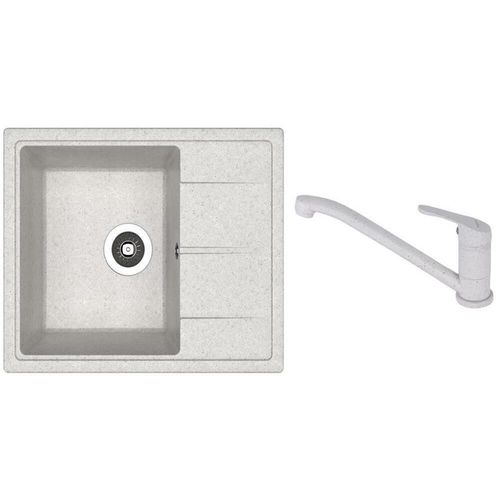 купить Мойка кухонная со смесителем Dr.Gans Nika 580 + SanDonna F 1066 gri в Кишинёве 