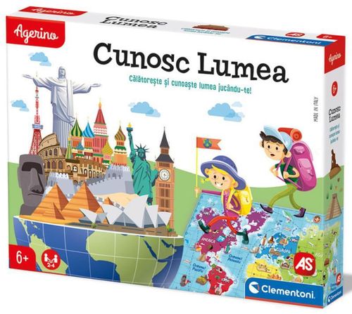купить Настольная игра As Kids 1024-50744 Agerino Cunosc Lumea в Кишинёве 