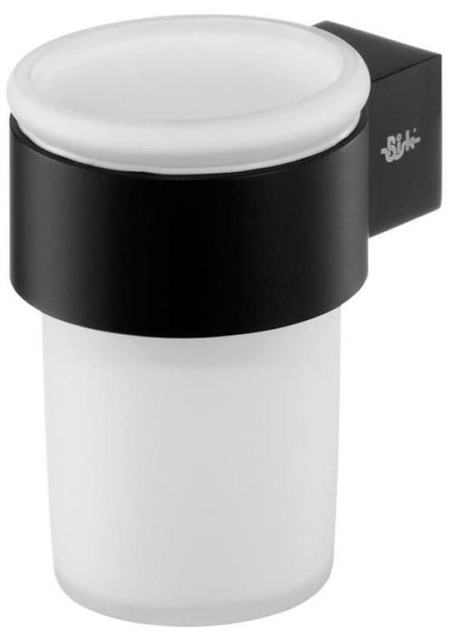 cumpără Pahar pentru periuțe de dinți Bisk 02959 FUTURA black satin în Chișinău 