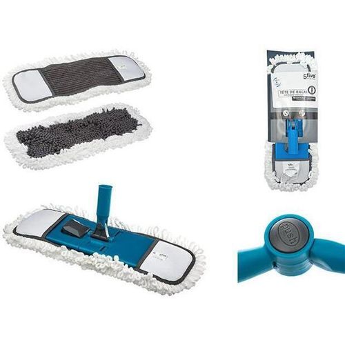 cumpără Accesoriu pentru curățenie 5five 50173 Насадка 49x19cm к плоскому МОП синяя în Chișinău 