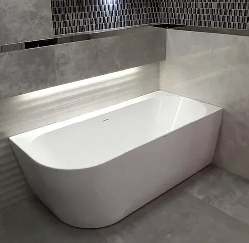 купить Ванна Polimat Sola R 160x75 + sifon freestanding (acryl) в Кишинёве 