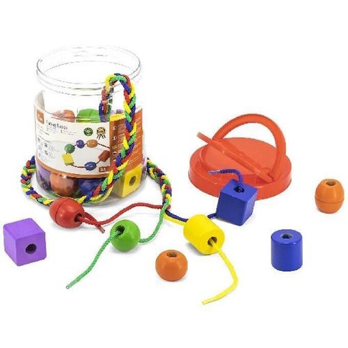 cumpără Set de creație Viga 58466 Set de joc cu șiret Mărgele și figuri geometrice în Chișinău 