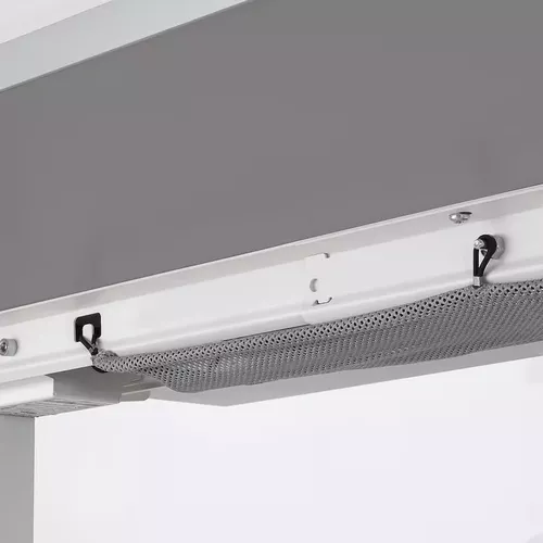 cumpără Masă de birou Ikea Rodulf cu înălțime electro-reglabilă 140x80 (Gri/Alb) în Chișinău 