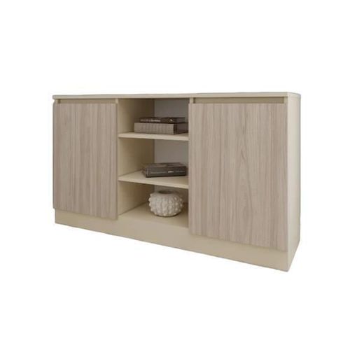 cumpără Comodă Smartex (16289) Т5 140cm Ivory+Stejar Deschis în Chișinău 