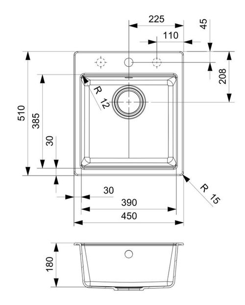 купить Мойка кухонная Reginox R41055 Florence 40 Soft White в Кишинёве 