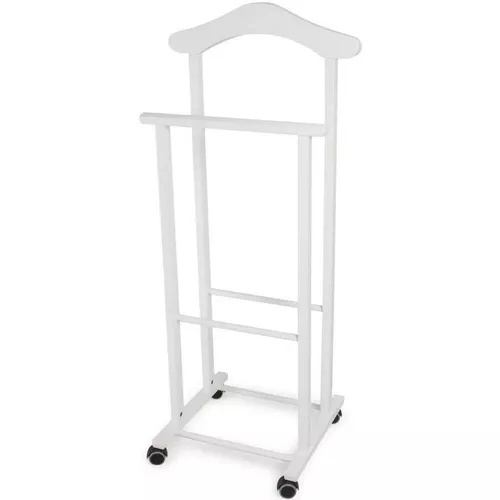 купить Вешалка для одежды Arredamenti Italia Atri, напольная на колесиках, белый лак в Кишинёве 