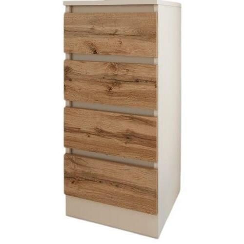 купить Комод Smartex (16018) Т1 50cm Ivory+Stejar Inchis в Кишинёве 