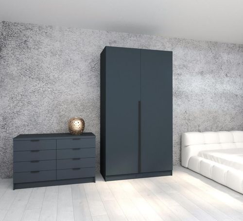 купить Шкаф Nex Home Urban cu balamale, 120x52x220cm, Antracit в Кишинёве 