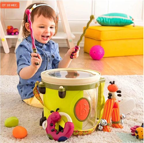 cumpără Jucărie muzicală Battat BX1007X Toba Param-pam-pam, 60356 în Chișinău 