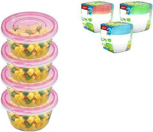 купить Контейнер для хранения пищи Ghidini 45218 EZ Lock 4шт, 0.12l, D9cm в Кишинёве 