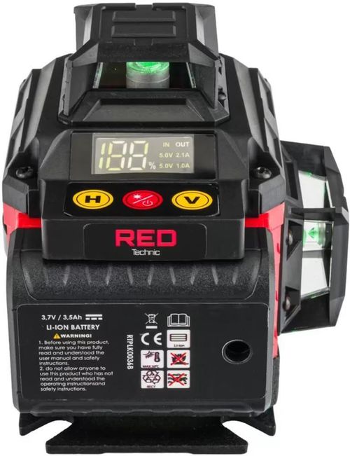 купить Нивелир лазерный Red Technic RTPLK0036 4D 360 в Кишинёве 