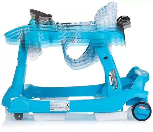 купить Ходунок Chipolino PRAP02403BL Airplane 3 in 1 blue в Кишинёве 
