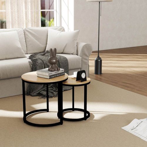 cumpără Măsuţă cafea Deco Darla Oak/Black în Chișinău 