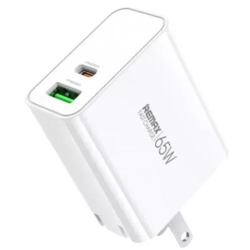 cumpără Încărcător cu fir Remax RP-U125 EU 65W A+C White în Chișinău 