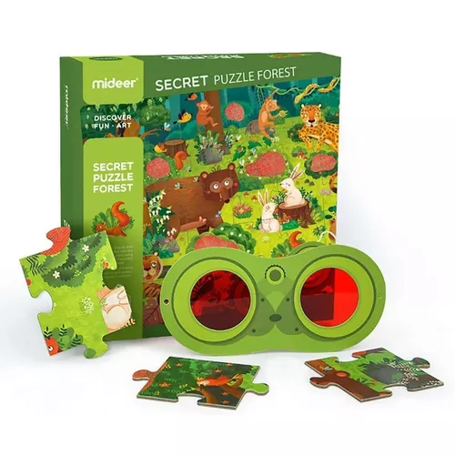 купить Головоломка Mideer MD3096 Puzzle cu taine Pădurea, 35 elem. в Кишинёве 