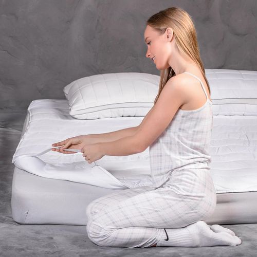 купить Домашний текстиль Relaxe Home Защитный чехол TEP ECOBLANC 90x200 см в Кишинёве 