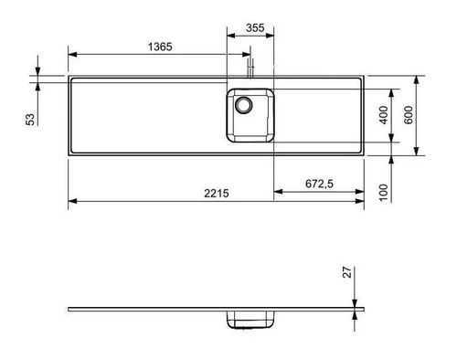 cumpără Chiuvetă bucătărie Reginox R37249 2215x600mm în Chișinău 