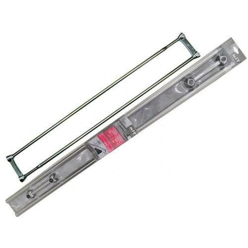 cumpără Bară pentru perdea de duș MSV 40532 Карниз двойной для шторки и полотенца 125-225cm în Chișinău 