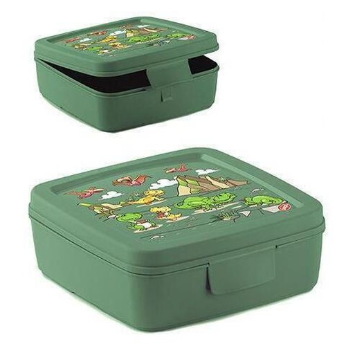 купить Контейнер для хранения пищи Snips 51883 Lunch-box Dinozauric 14,5x14,5x5,5cm 0,5l в Кишинёве 