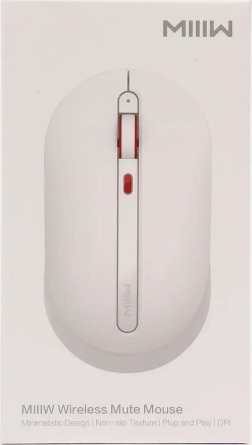 cumpără Mouse MIIIW by Xiaomi MWMM01WH Wireles Mute Mouse, White în Chișinău 