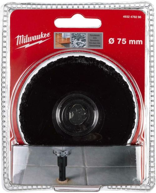 купить Набор головок, бит, насадок Milwaukee 4932478286 Алмазное сверло M14 75 мм в Кишинёве 