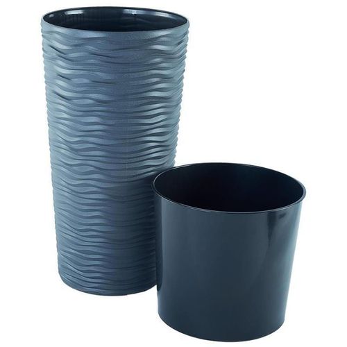 cumpără Ghiveci pentru flori Aleana 115046 Fiujin d22x41.5 cm, granit în Chișinău 