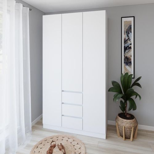 cumpără Dulap Smartex (15886) N16 120cm Alb în Chișinău 