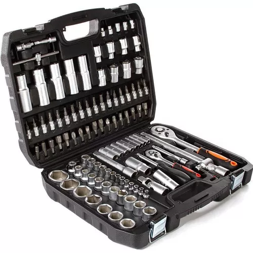 cumpără Set de unelte de mână MAR-POL Set chei CrV-108 piese MAR-POL M58220R în Chișinău 