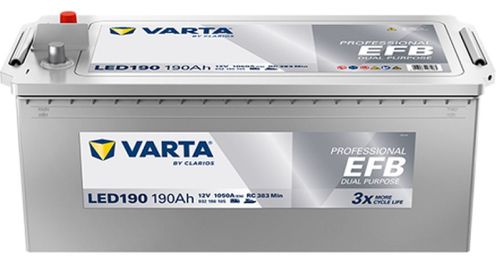 купить Автомобильный аккумулятор Varta 190AH 1050A(EN) клемы 3 (513x223x223) TE 077 EFB (Prof DP) (932190105K312) в Кишинёве 