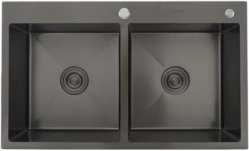 купить Мойка кухонная Gappo GS8350-6 ЧЕРНЫЙ в Кишинёве 