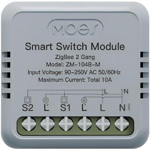 купить Выключатель электрический Moes ZM-104B-M-LT-MS в Кишинёве 