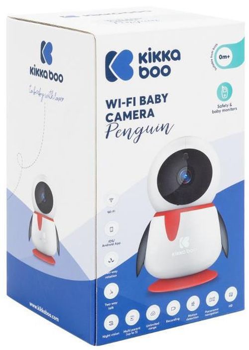купить Видеоняня Kikka Boo 31303040082 cu Wi-Fi Penguin в Кишинёве 