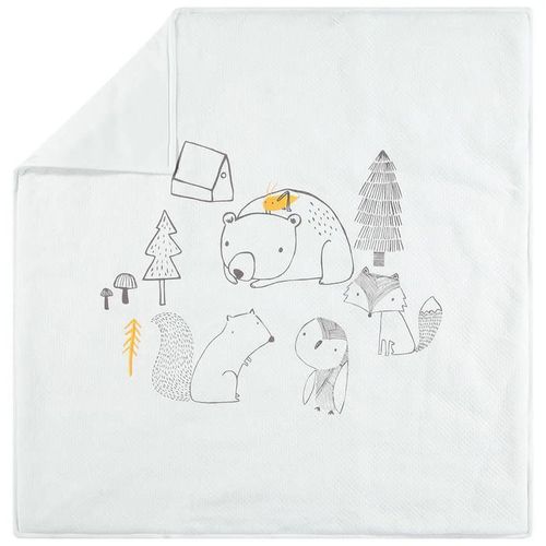 cumpără Lenjerie de pat pentru copii Premaman PCHTEO-BLA-UNQ Paturica Jersey Forest Animals, 80x80cm în Chișinău 
