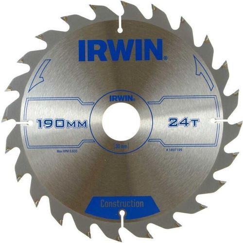 cumpără Disc de tăiere Irwin 1897199 Disc fierastrau circular D190x30.0mm T24 în Chișinău 