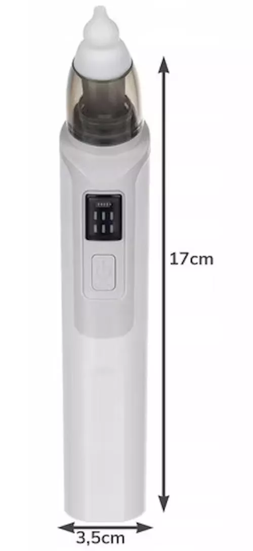 купить Аспиратор назальный Malatec 19496 White/Gray в Кишинёве 