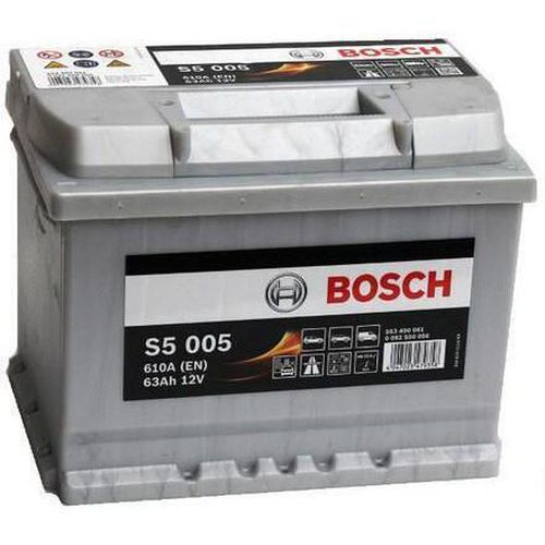 купить Автомобильный аккумулятор Bosch S5 12V 63Ah 610EN 242x175x190 -/+ (0092S50050) в Кишинёве 