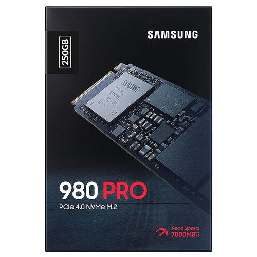 купить 250GB SSD PCIe 4.0 x4 NVMe 1.3c M.2 Type 2280 Samsung 980 PRO MZ-V8P250BW, Read 6400MB/s, Write 4800MB/s (solid state drive intern SSD/внутрений высокоскоростной накопитель SSD) в Кишинёве 