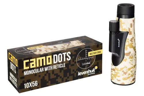 купить Бинокль Levenhuk Camo Dots 10x56 Monocular with Reticle в Кишинёве 