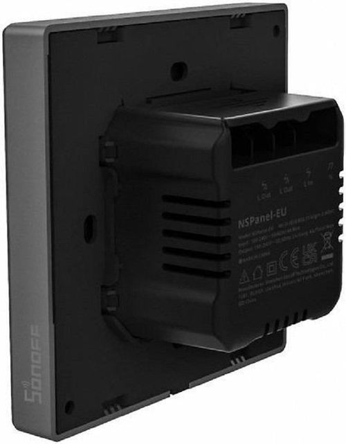 cumpără Întrerupător electric Sonoff Wi-Fi Dual-Channel Smart Scene Wall Switch NSPanel (Neutral Wire), Black în Chișinău 