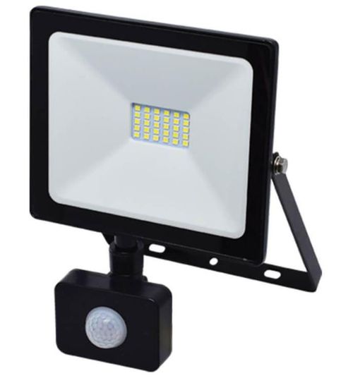 cumpără Reflector Vivalux 75522 Proiector LED cu senzor, 20W, 6400K, 1600Lm, negru, IP44, NYX (VIV003974) în Chișinău 
