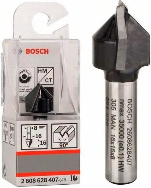 cumpără Set de tubulare, bite, duze Bosch 2608628407 Freza pt lemn 8x16x45 în Chișinău 